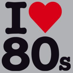 I love 80s - Womens Mika Organic Short Sleeved Dress Design