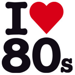 I love 80s - Mens Ink Longsleeve Tee Design