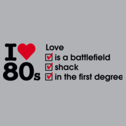 I love 80s ticks - LOVE - Womens Mika Organic Short Sleeved Dress Design