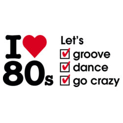 I love 80s ticks - LET'S - Womens Amy Polo Design