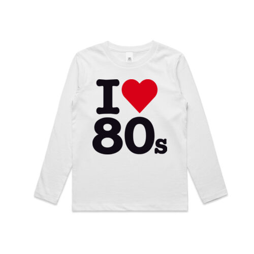 I love 80s - Kids Longsleeve Tee Thumbnail