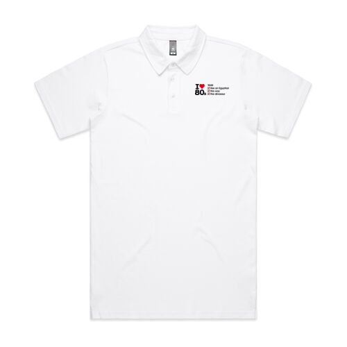 I love 80s ticks - WALK - Mens Chad Polo Thumbnail