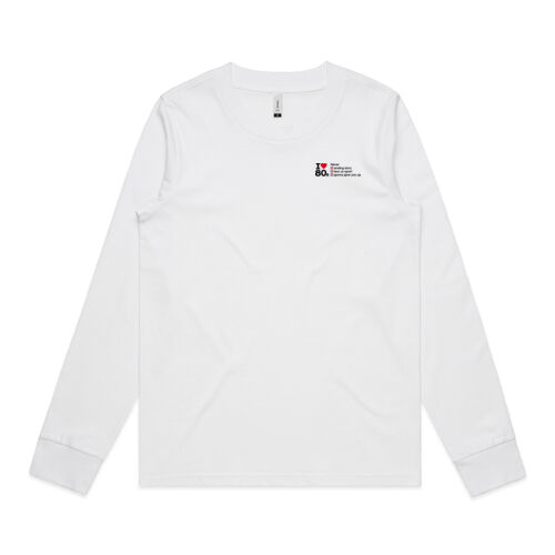 I love 80s ticks - NEVER - Womens Dice Longsleeve Tee Thumbnail