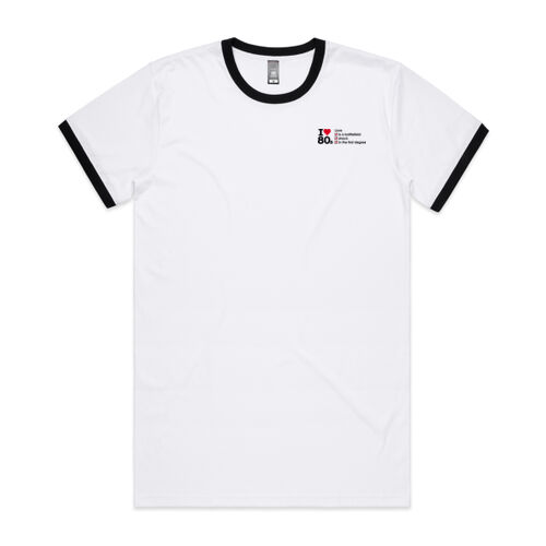 I love 80s ticks - LOVE - Mens Ringer Tee Thumbnail