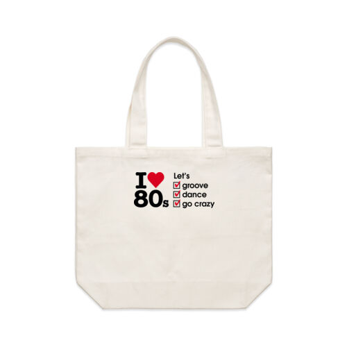 I love 80s ticks - LET'S - Shoulder Tote Thumbnail