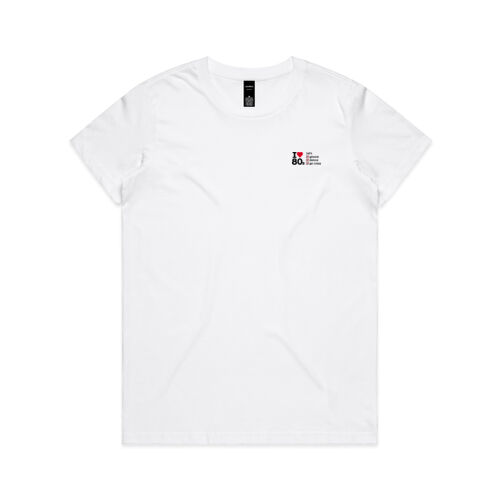 I love 80s ticks - LET'S - Womens Maple Tee Thumbnail