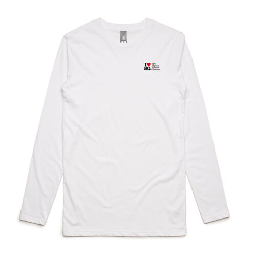 I love 80s ticks - LET'S - Mens Ink Longsleeve Tee Thumbnail