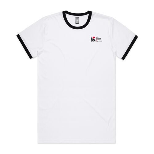 I love 80s ticks - LET'S - Mens Ringer Tee Thumbnail