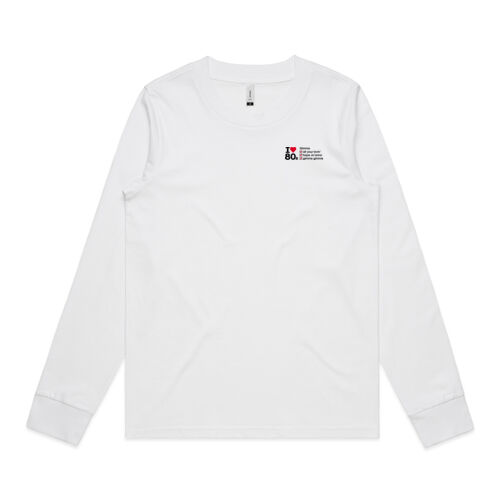 I love 80s ticks - GIMME - Womens Dice Longsleeve Tee Thumbnail